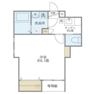セレ渋谷本町【1階】の間取り
