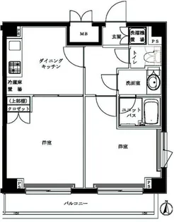 ルーブル森下【3階】の間取り