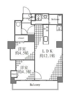 Grandeur Fuji(グランデュール富士)【11階】の間取り