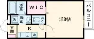 エスポワール【1階】の間取り