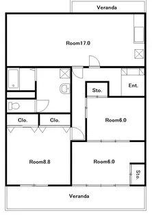 ステーション平和【3階】の間取り