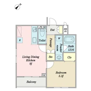 Mandarin Wood【2階】の間取り