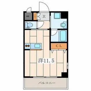 神奈川県横浜市南区井土ケ谷下町【マンション】の間取り