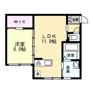 Vista久方【2階】の間取り