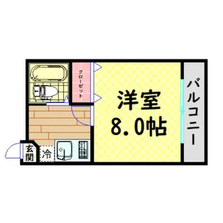 エスポワール大黒【2階】の間取り