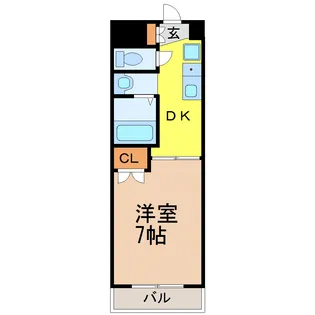 FULL HOUSE YAGOTO(フルハウスヤゴト)【5階】の間取り