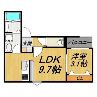 LECOCON上飯田【1階】の間取り