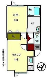 ヴィラ東町I【2階】の間取り