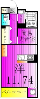 SKビル拾四番館【2階】の間取り
