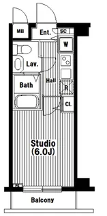 ガラ・ステージ高円寺【4階】の間取り