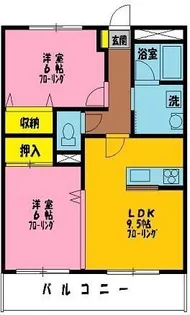 ユタカマンション【2階】の間取り