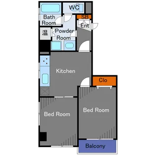 ライオンズマンション三田【6階】の間取り