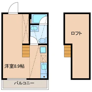 FUWARI atelier【2階】の間取り