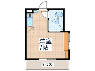 ベルナハイツ【1階】の間取り