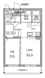 ベル ブローテ【1階】の間取り