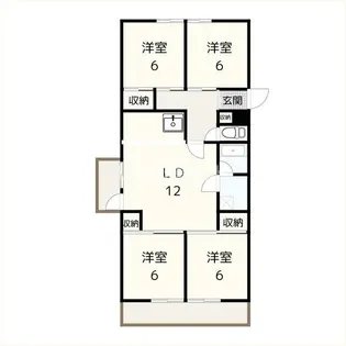 クリーンパレス【5階】の間取り