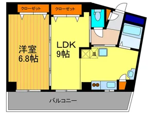パ-クウォ-ク京都東山【5階】の間取り