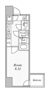 グランアリュール大鳥居【6階】の間取り