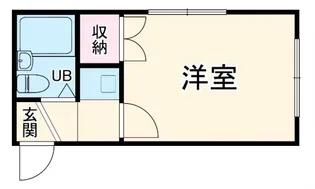 レオパレスダイエー【2階】の間取り