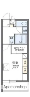 レオパレスRIO DE NAGARA【3階】の間取り
