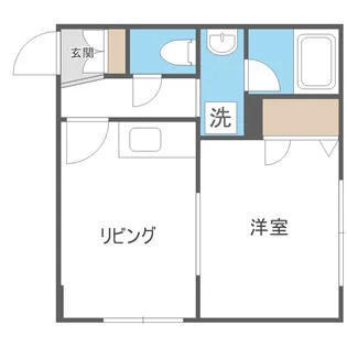ジョンスノーハウス【4階】の間取り
