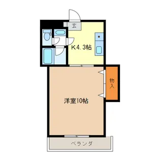 AZURE COURTE II【4階】の間取り