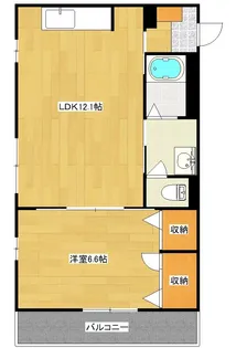 ブランドール大泉学園【2階】の間取り