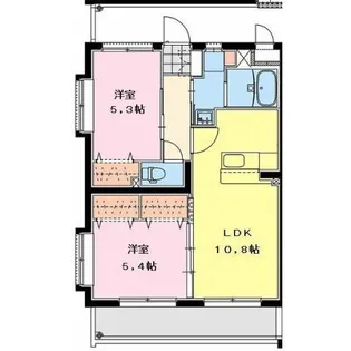ヒカオプリンセスマンションの間取り