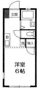 サニーコーポ【1階】の間取り