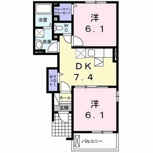 セレソII【1階】の間取り
