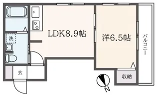 エテルニテ【3階】の間取り