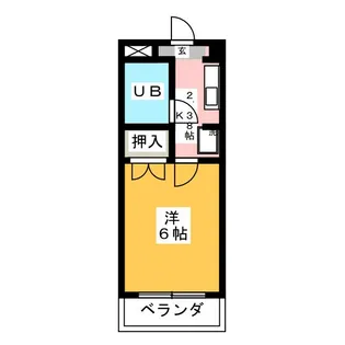 サンシャイン旭【3階】の間取り