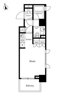 セントラル銀座【11階】の間取り