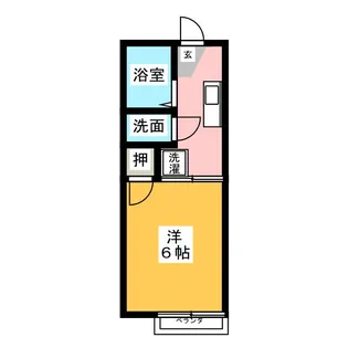 パークハイツ【1階】の間取り