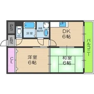 コーポアオイ【3階】の間取り