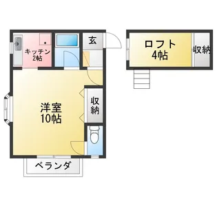 ヴィラグレイス【1階】の間取り