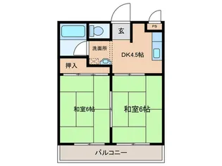 サンアメニティ田中【2階】の間取り
