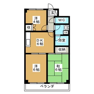 第2エームマンション【10階】の間取り