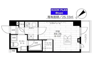 ステージグランデ蒲田アジールコート【3階】の間取り