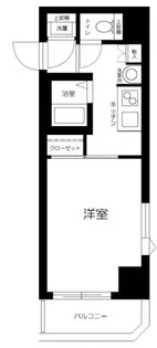 スカイコート武蔵新田【6階】の間取り