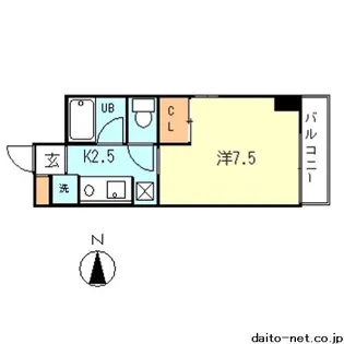 コートシルバーストーン【1階】の間取り
