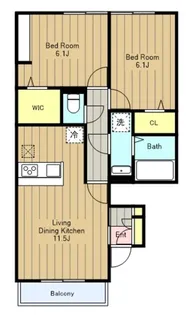 Camelot【1階】の間取り