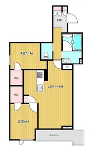 Arnica Duo【2階】の間取り