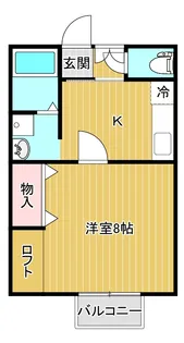 コートピュア【1階】の間取り