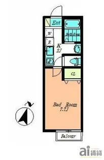 Peppercorn ~ペッパーコーン~【2階】の間取り