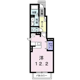フォンテーヌIV【1階】の間取り