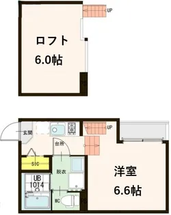 ソレイユII【1階】の間取り