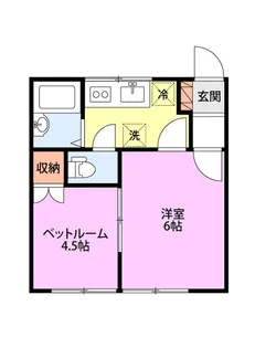 コーポ高橋B棟【2階】の間取り