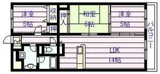 グラデュール【3階】の間取り