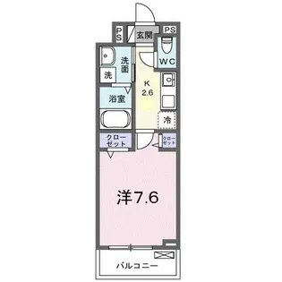 東山町アパート(028260201)【2階】の間取り